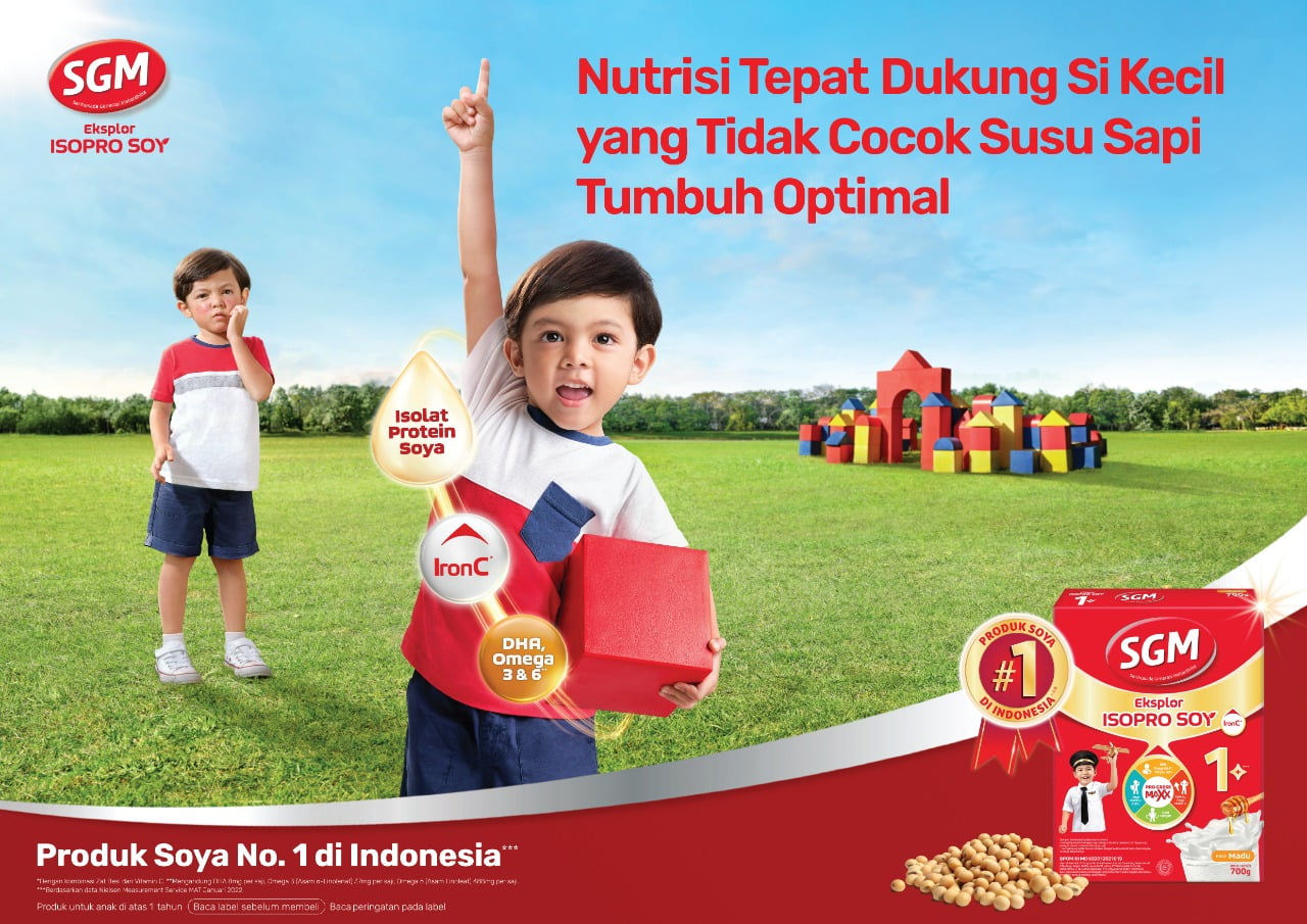 SGM Eksplor ISOPRO SOY Hadir Dukung Nutrisi Si Kecil Yang Tidak Cocok