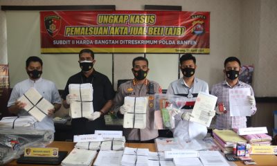 Polda Banten Berhasil Ungkap Satgas Mafia Tanah Sebanyak 690 AJP Palsu. – Matanews