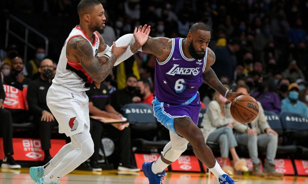 LeBron James Dari Los Angeles Lakers Mencetak 43 Gol Tertinggi Musim ...