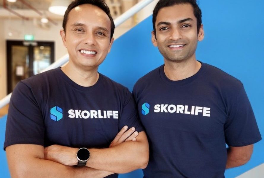 Pendiri dan CEO SkorLife Ongki Kurniawan dan Pendiri dan COO SkorLife Karan Khetan