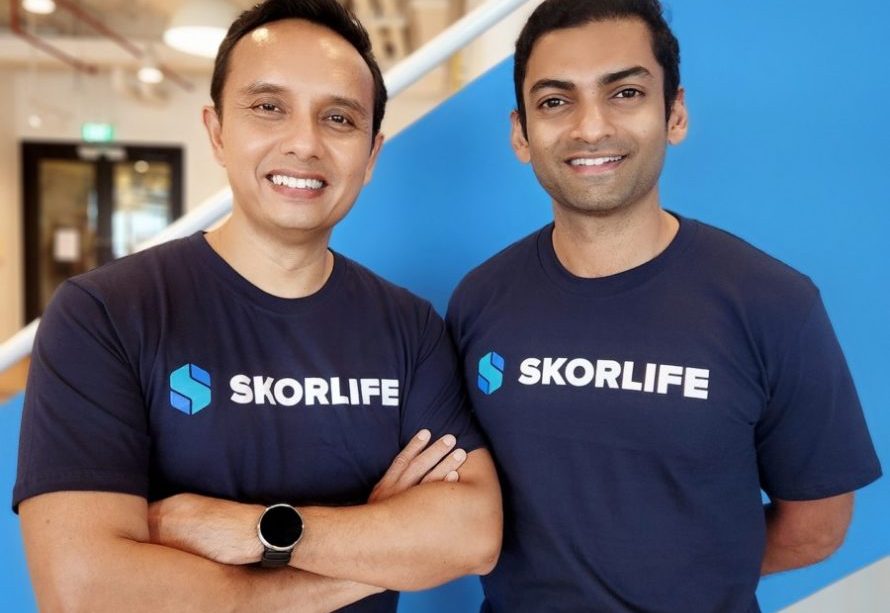 Pendiri dan CEO SkorLife Ongki Kurniawan dan Pendiri dan COO SkorLife Karan Khetan