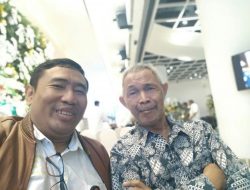 Goenawan Mohamad bersama S.S Budi Raharjo, Ketua Asosiasi Media Digital Indonesia