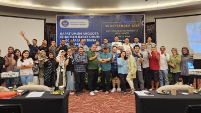 Image : PROPAMI menggelar Rapat Umum Anggota (RUA) dan Rapat Umum Anggota Luar Biasa (RUALB), dan Pengukuhan NS Aji Martono sebagai Ketua Umum terpilih PROPAMI periode 2023 hingga 2026 di Hotel Mercure Convention Center Ancol, Jakarta 29/9/2023. (Doc/PROPAMI)