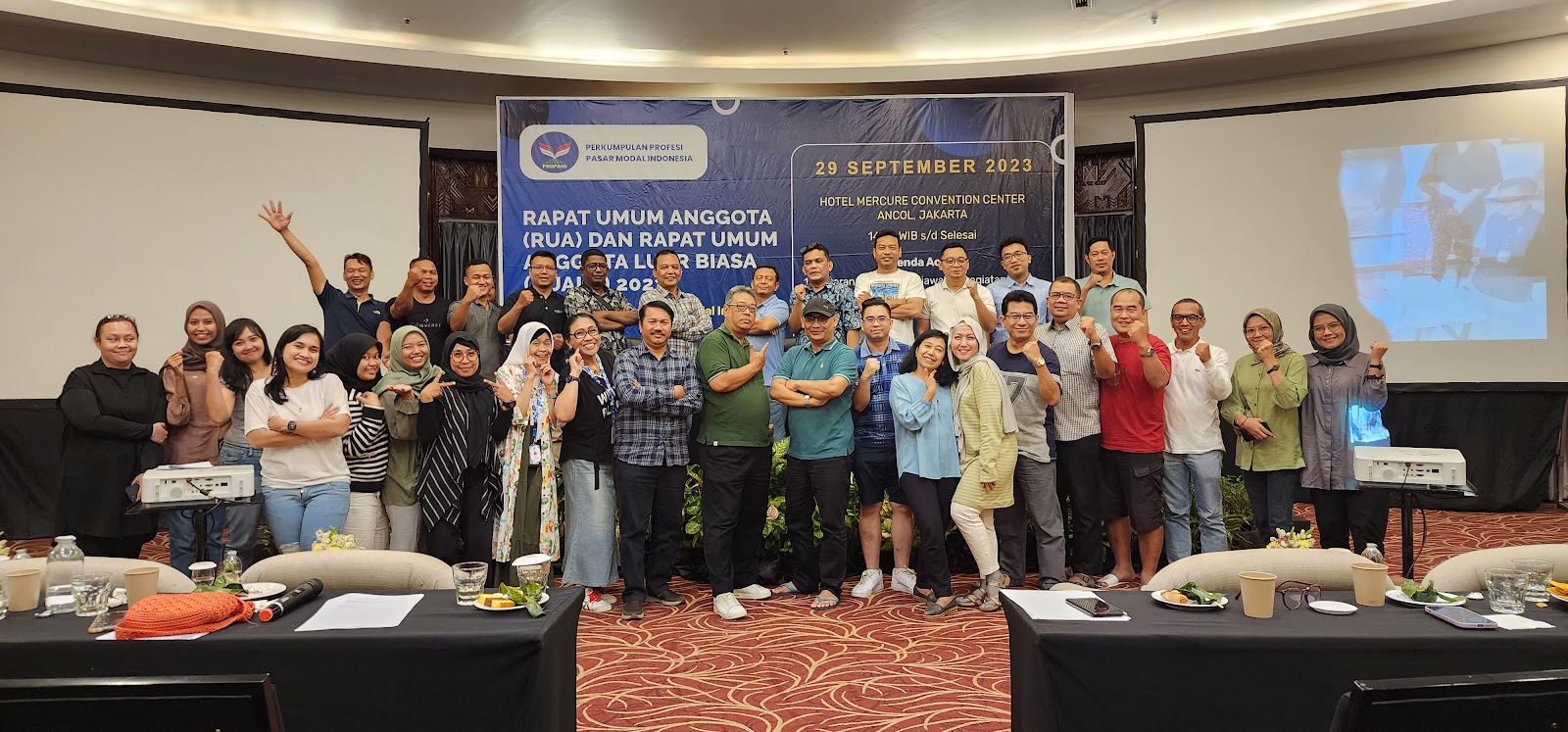 Image : PROPAMI menggelar Rapat Umum Anggota (RUA) dan Rapat Umum Anggota Luar Biasa (RUALB), dan Pengukuhan NS Aji Martono sebagai Ketua Umum terpilih PROPAMI periode 2023 hingga 2026 di Hotel Mercure Convention Center Ancol, Jakarta 29/9/2023. (Doc/PROPAMI)