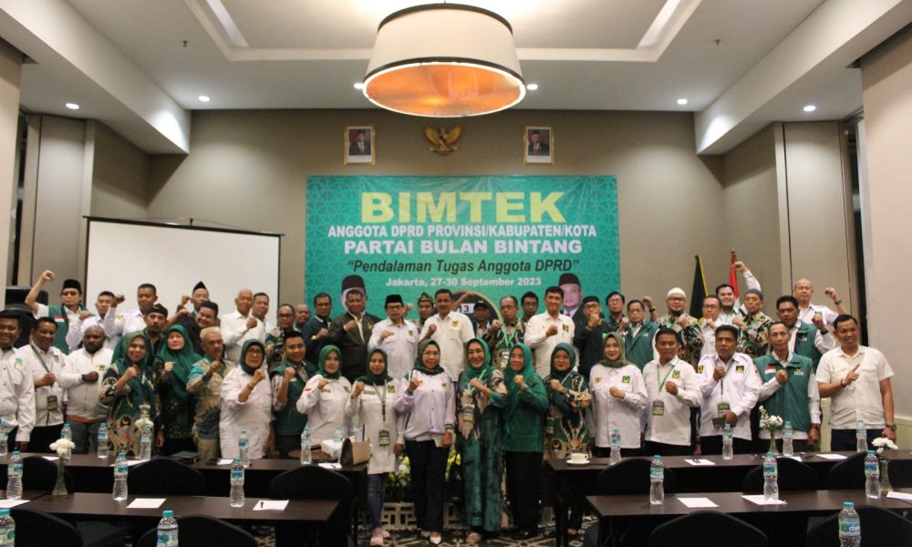 DPP Partai Bulan Bintang gelar Bimtek DPRD Provinsi, Kabupaten, dan Kota di Swiss-Belresidences, Jakarta, Rabu (27/9). (DPP PBB)