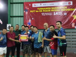 Spirit Sportifitas Membara: Peserta Pasar Modal Bersaing dalam Turnamen Bulutangkis