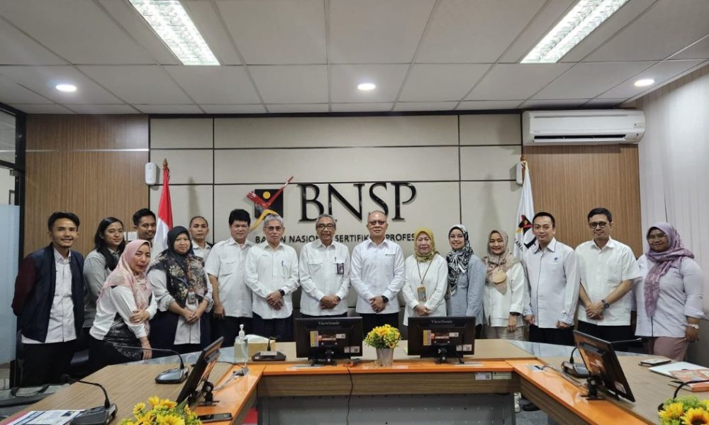 Kementerian PUPR & LPJK ke BNSP koordinasi sistem informasi sertifikasi tenaga kerja konstruksi dan SOP penerbitan sertifikat kompetensi tenaga kerja konstruksi, Jakarta (26/3/24). (Doc.BNSP)