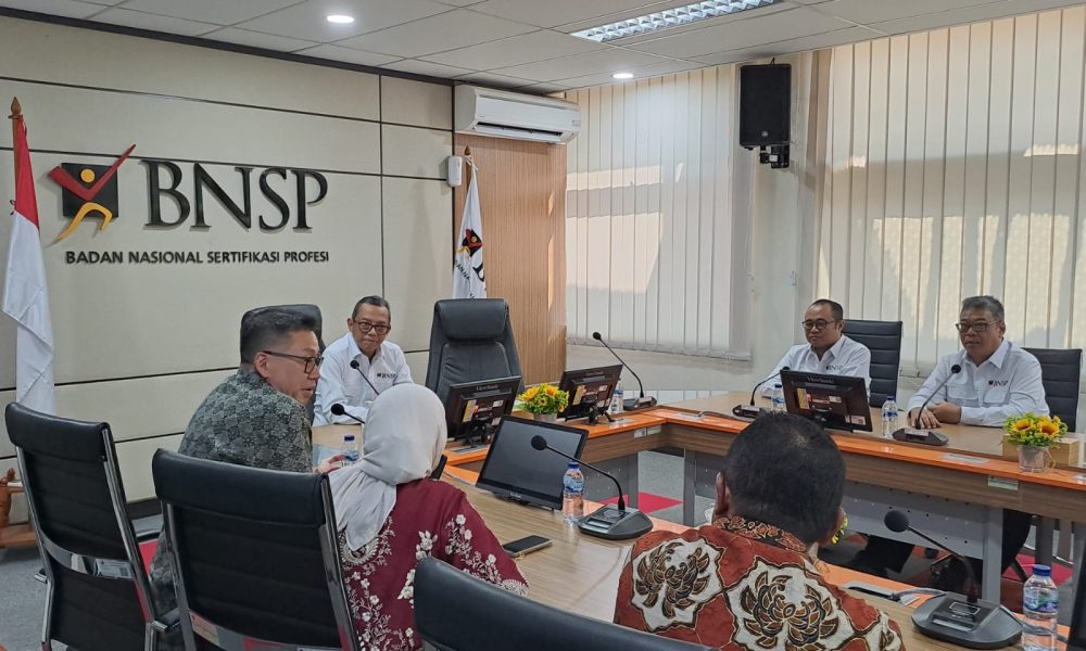 Silahturahmi LSP Perbankan, IBI, HIMBARA, Perbanas dan BARA bersama BNSP