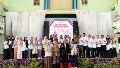 Foto : Fakultas Ekonomi dan Bisnis Islam (FEBI) Universitas Islam Negeri Sultan Thaha Saifuddin (UIN STS) Jambi menggelar Kuliah Umum di Auditorium Chatib Quzwein, Kampus Manalo UIN STS Jambi, Selasa (24/9/24). (Dc.BNSP)