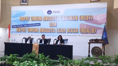 Foto: RUA RUALB PROPAMI 2024 di Mercure Ancol: Evaluasi Kinerja dan Perubahan AD Terkait KADIN (27/9/24). (doc.propami)