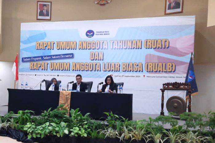 Foto: RUA RUALB PROPAMI 2024 di Mercure Ancol: Evaluasi Kinerja dan Perubahan AD Terkait KADIN (27/9/24). (doc.propami)