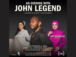 Penampilan Tamu Spesial Dato’ Sri Siti Nurhaliza & Yura Yunita, Berikut Harga Tiket Konser John Legend