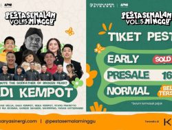 Tribute Didi Kempot di Pesta Semalam Minggu Vol.5: Penampilan Mr. Jono & Joni, Ngatmombilung, dan Tiket Presale